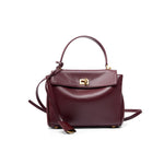 Wine Red Mini Gold Buckle (Senior Cowhide)