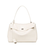 White Large Silver Buckle (High-Grade Cowhide)