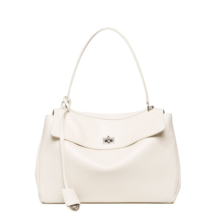 Women's Leather Shoulder Bag Large Capacity Crossbody Tote Gold Hardware