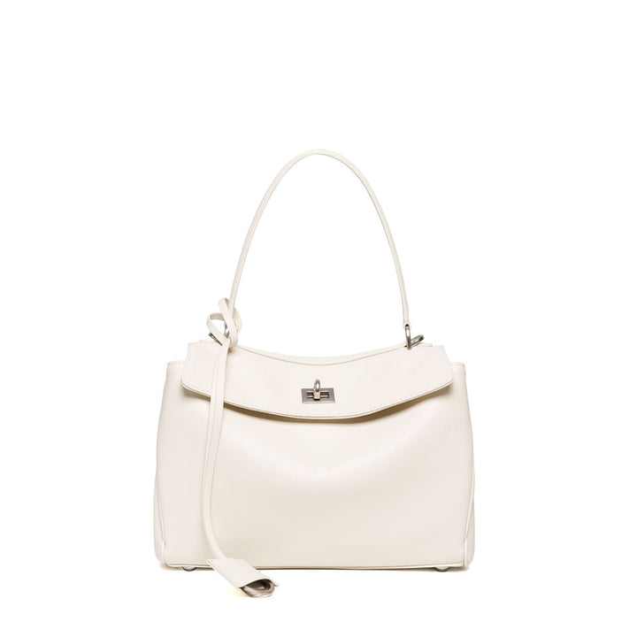 Women's Leather Shoulder Bag Large Capacity Crossbody Tote Gold Hardware
