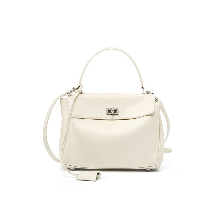 Women's Leather Shoulder Bag Large Capacity Crossbody Tote Gold Hardware